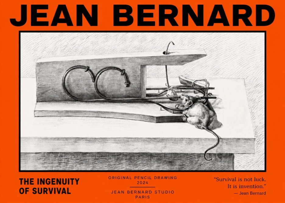 Jean Bernard The Ingenuity of Survival No2 - Plakat