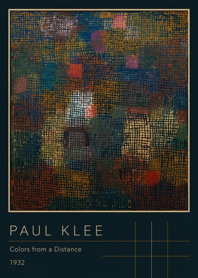 Paul Klee Colors from a Distance No2 - Plakat