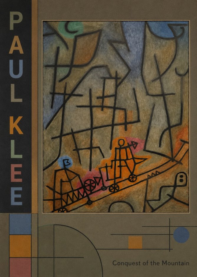 Paul Klee Conquest of the Mountain I No2 - Plakat