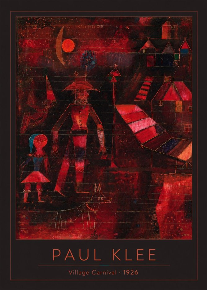 Paul Klee Village Carnival No4 - Plakat