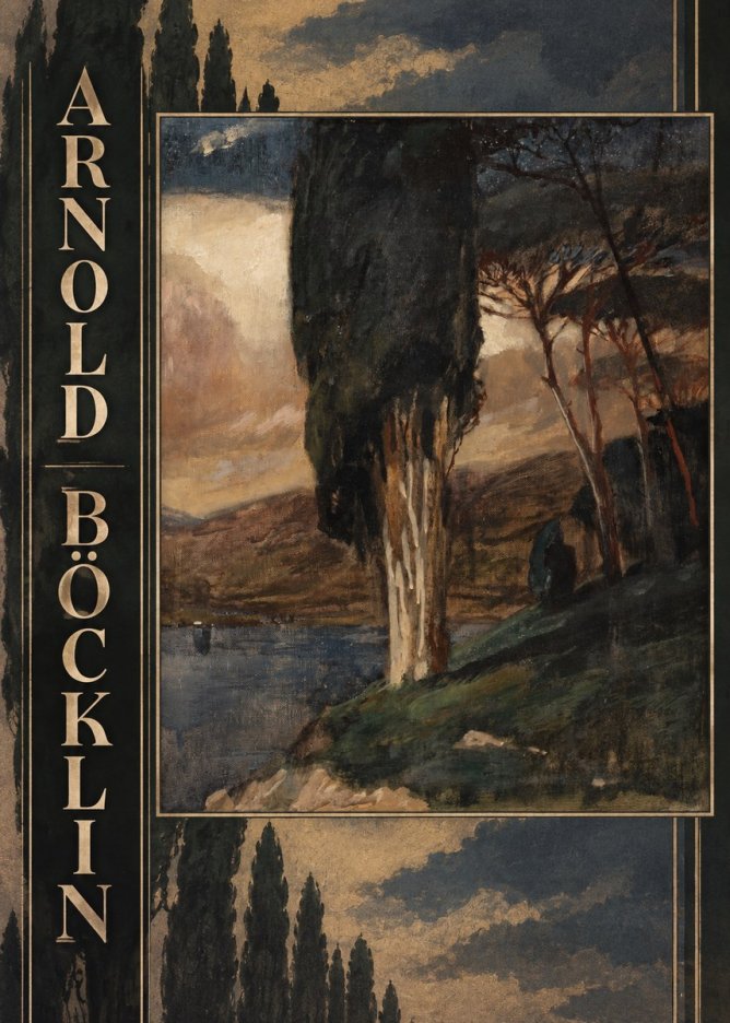 Arnold Böcklin Villa by the Sea II No5 - Plakat