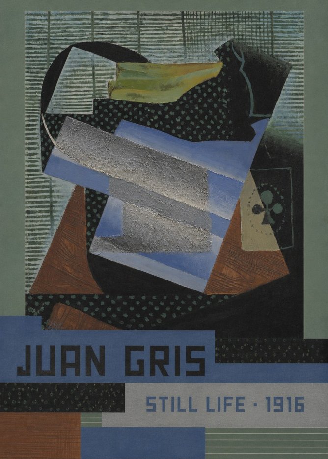 Juan Gris Still Life II No5 - Plakat