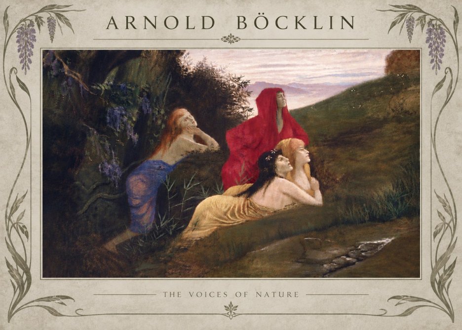 Arnold Böcklin The Voices of Nature No6 - Plakat