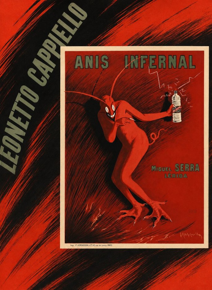 Leonetto Cappiello Anis Infernal II No2 - Plakat