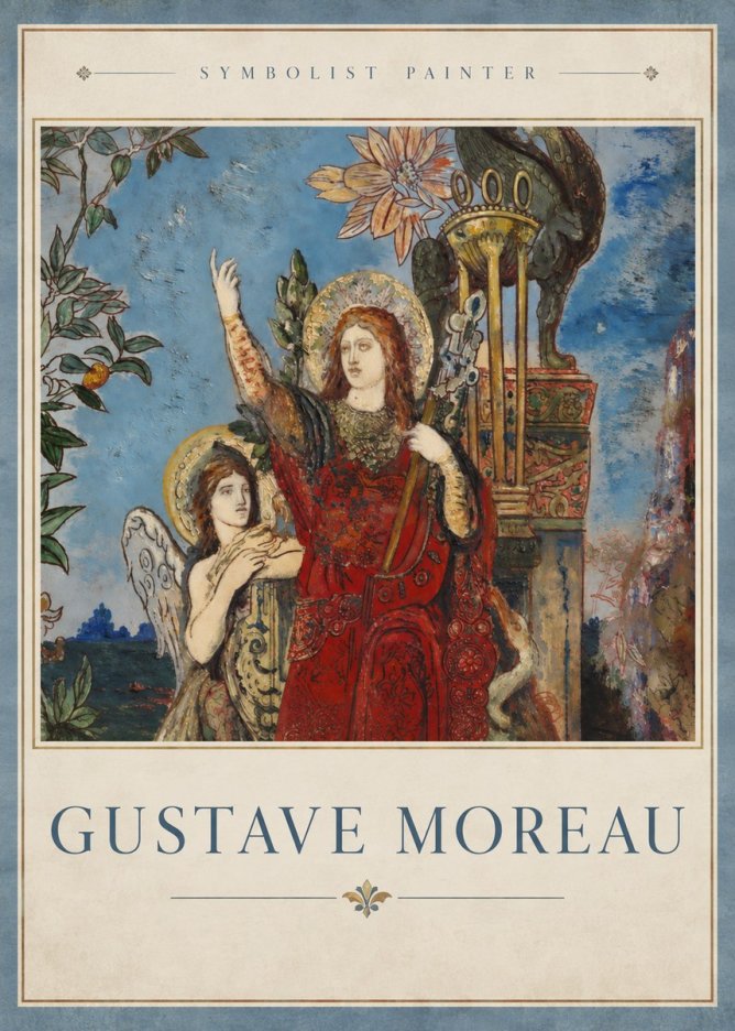 Gustave Moreau The Apparition I No2 - Plakat