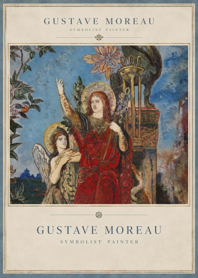 Gustave Moreau The Apparition I No3 - Plakat