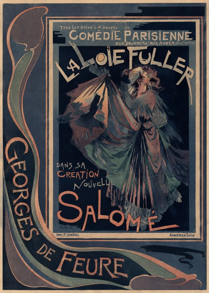 Georges de Feure Salomé I No2 - Plakat