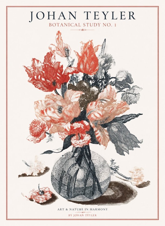 Johan Teyler Botanical Study No. 1 No1 - Plakat