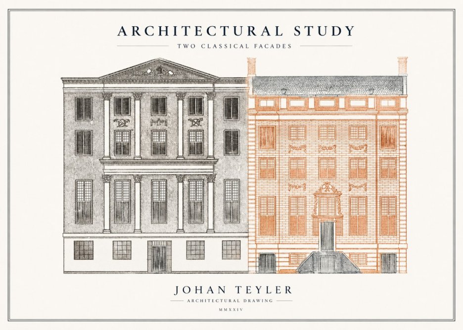 Johan Teyler Architectural Study III No5 - Plakat
