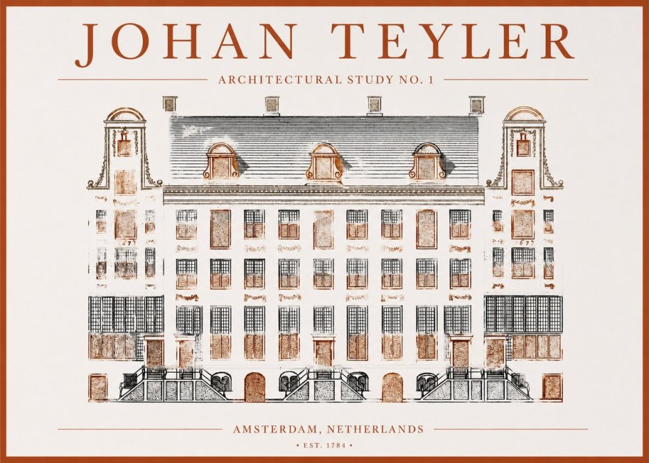 Johan Teyler Architectural Study No. 1 I No1 - Plakat