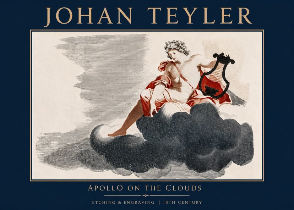 Johan Teyler Apollo on the Clouds No3 - Plakat