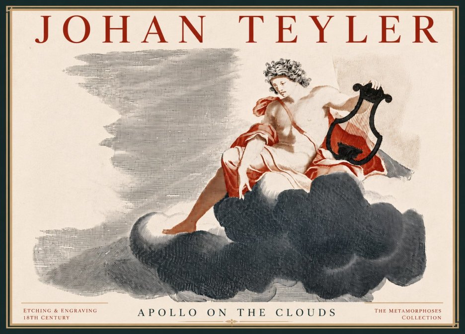 Johan Teyler Apollo on the Clouds No6 - Plakat