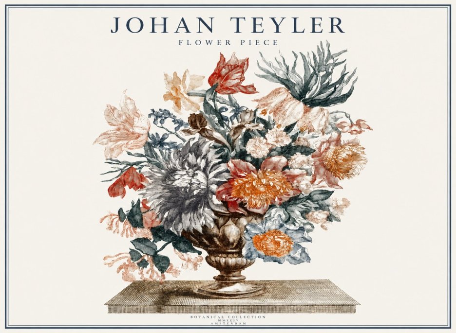 Johan Teyler Flower Piece No1 - Plakat