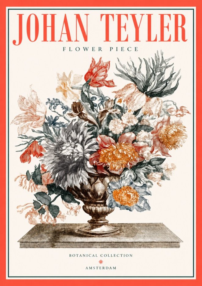 Johan Teyler Flower Piece No2 - Plakat
