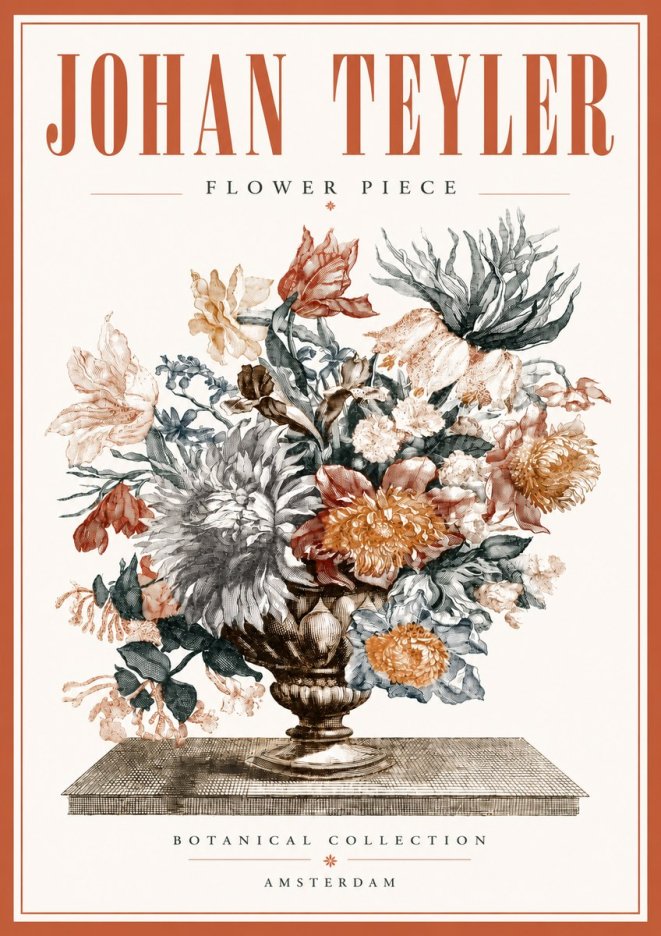 Johan Teyler Flower Piece No5 - Plakat