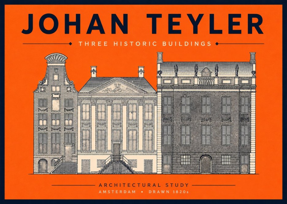 Johan Teyler Three Historic Buildings No5 - Plakat