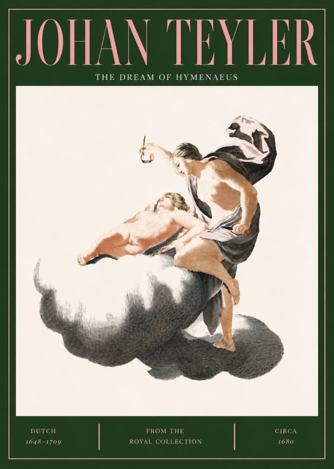 Johan Teyler The Dream of Hymenaeus No4 - Plakat