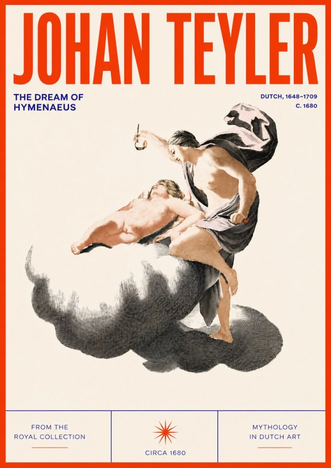 Johan Teyler The Dream of Hymenaeus No5 - Plakat