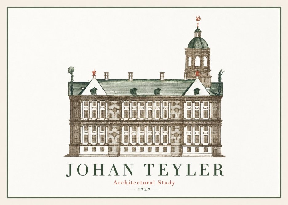 Johan Teyler Architectural Study V No2 - Plakat