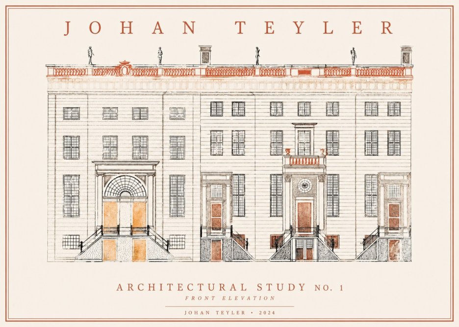 Johan Teyler Architectural Study VI No2 - Plakat