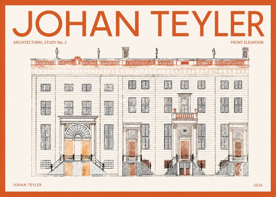 Johan Teyler Architectural Study VI No3 - Plakat