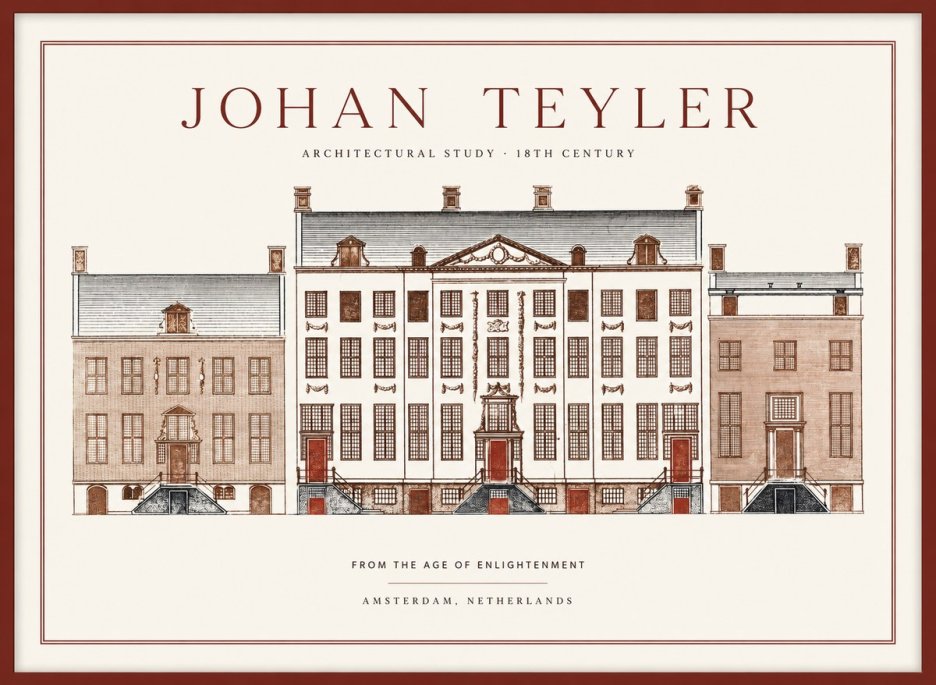 Johan Teyler Architectural Study VII No1 - Plakat