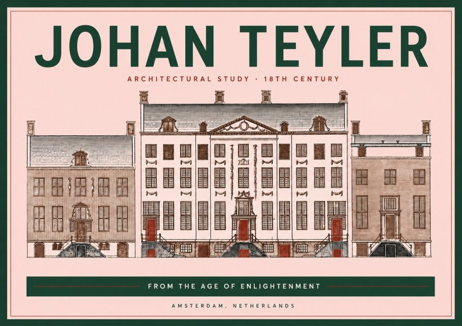 Johan Teyler Architectural Study VII No5 - Plakat