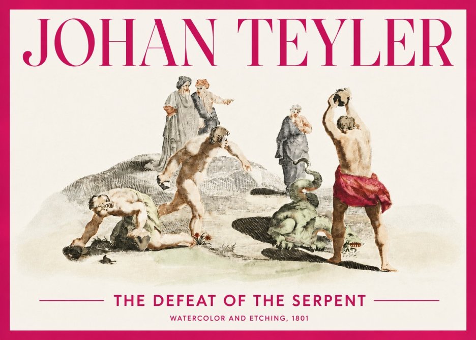 Johan Teyler Study of Ulysses and Polyphemus No4 - Plakat