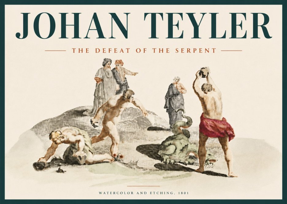 Johan Teyler Study of Ulysses and Polyphemus No5 - Plakat