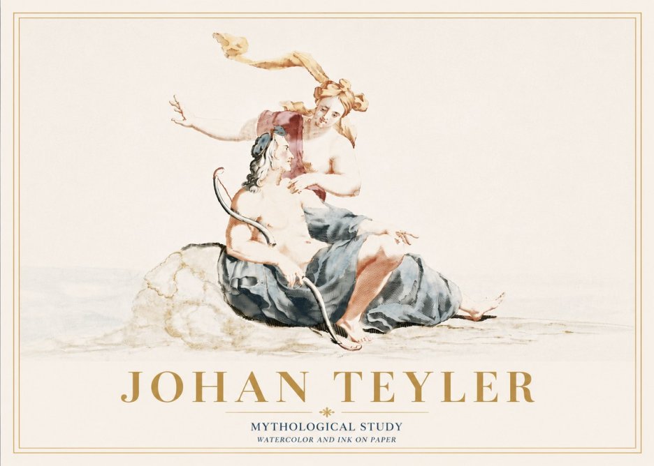 Johan Teyler Mythological Study No6 - Plakat
