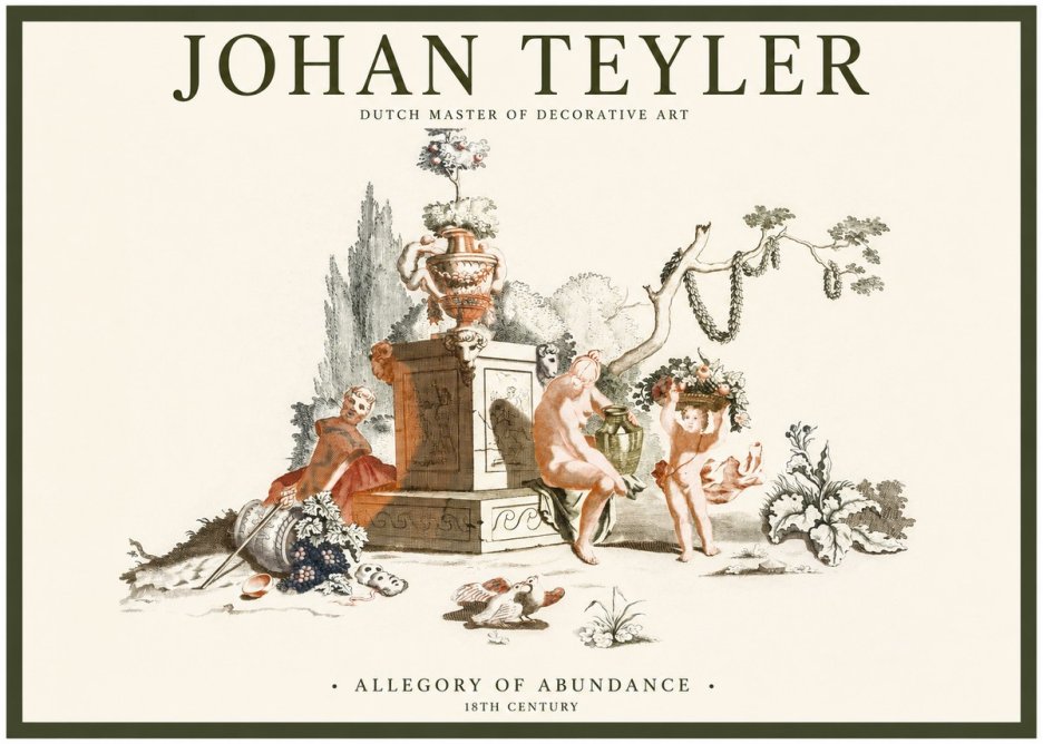 Johan Teyler Allegory of Abundance No1 - Plakat