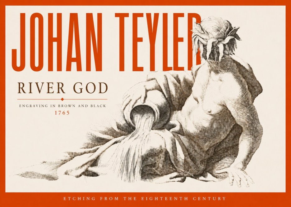 Johan Teyler River God No4 - Plakat