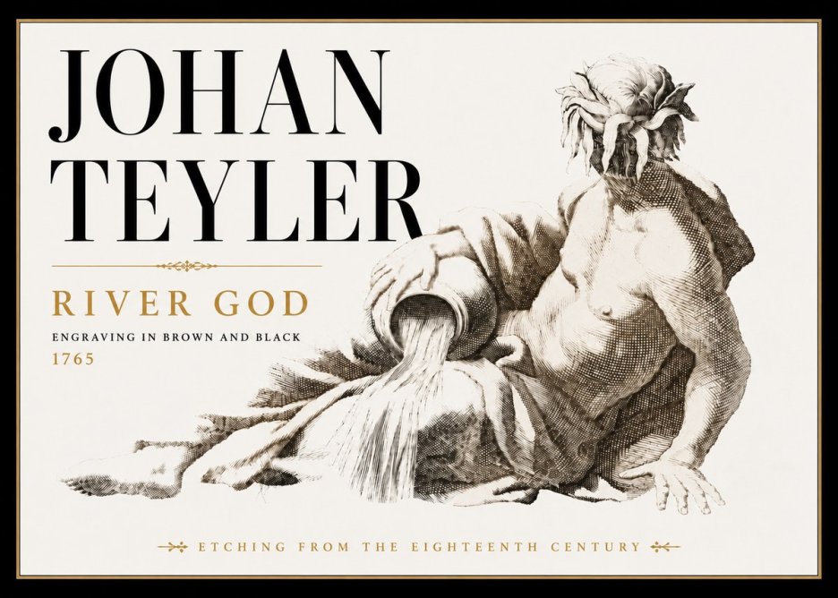 Johan Teyler River God No6 - Plakat