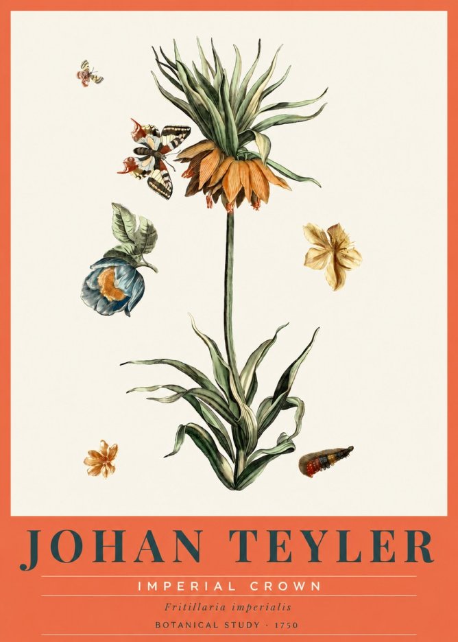 Johan Teyler Crown Imperial No3 - Plakat