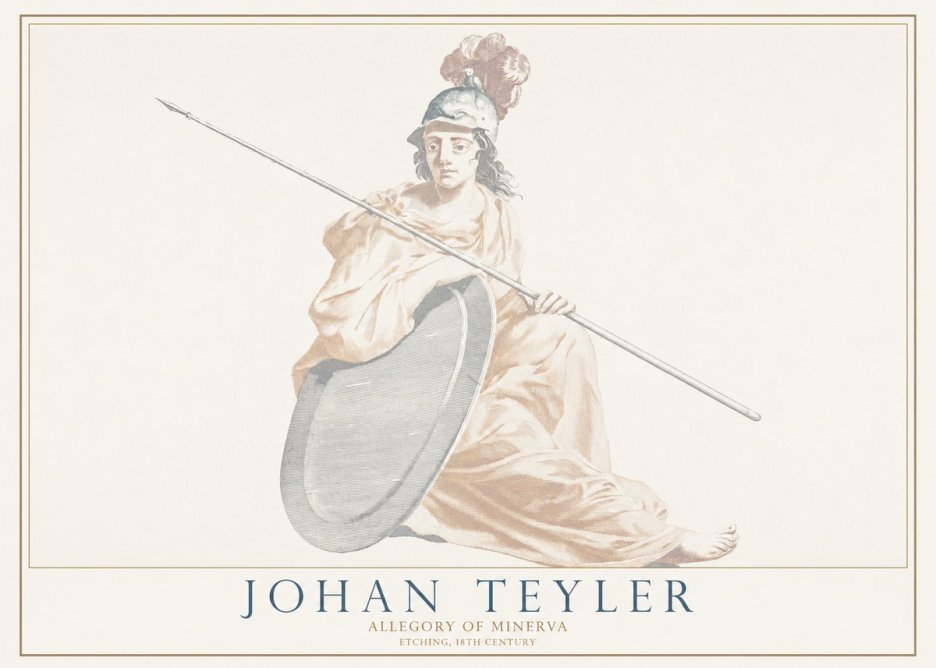 Johan Teyler Allegory of Minerva No1 - Plakat