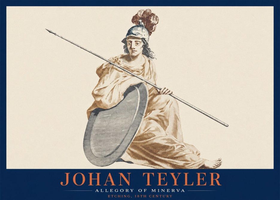Johan Teyler Allegory of Minerva No2 - Plakat