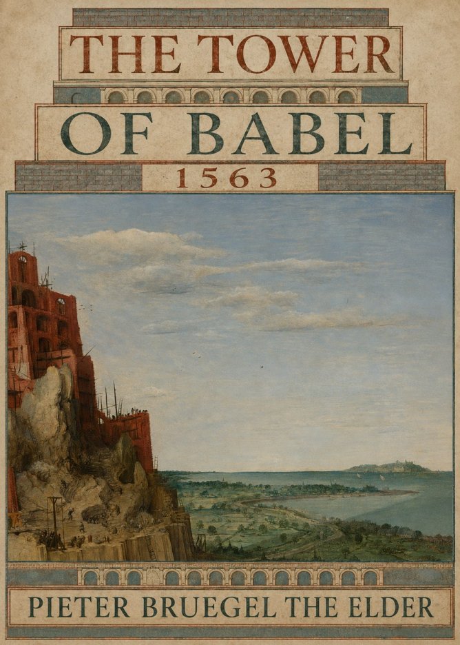 Pieter Bruegel The Tower of Babel X No6 - Plakat