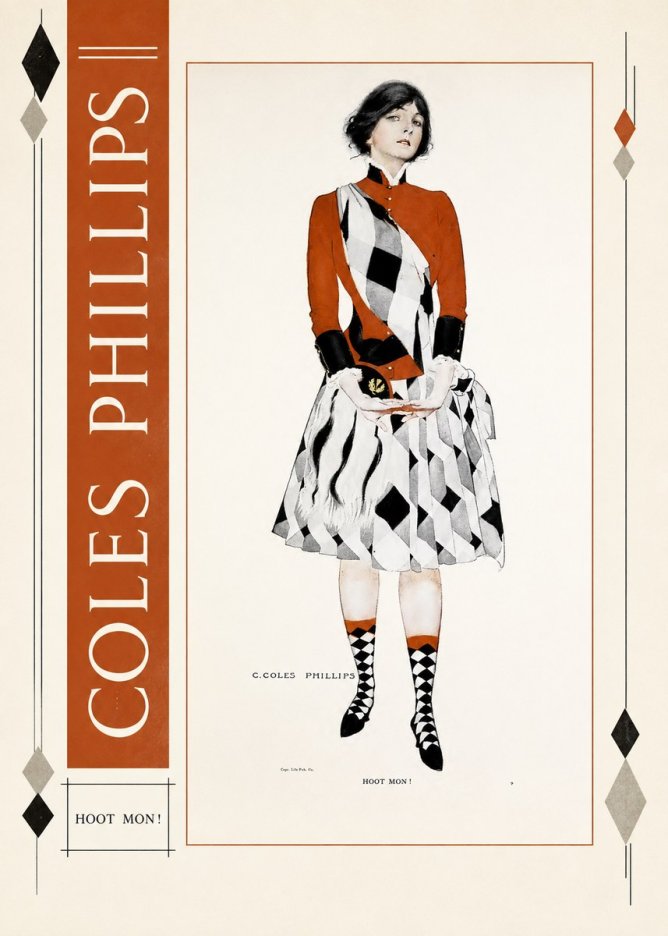 Coles Phillips Hoot Mon! No2 - Plakat