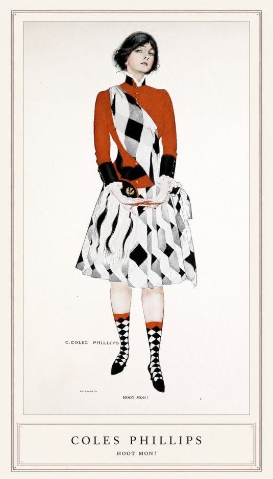 Coles Phillips Hoot Mon! No5 - Plakat