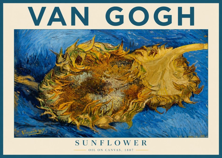 Van Gogh Sunflower No3 - Plakat