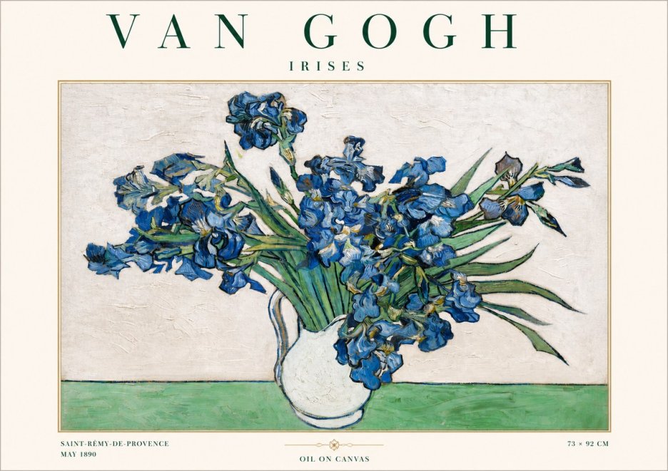 Van Gogh Irises II No3 - Plakat