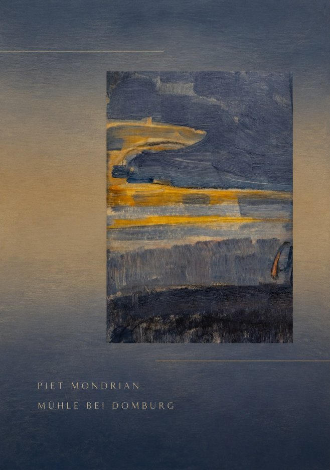 Piet Mondrian Mühle Bei Domburg No6 - Plakat