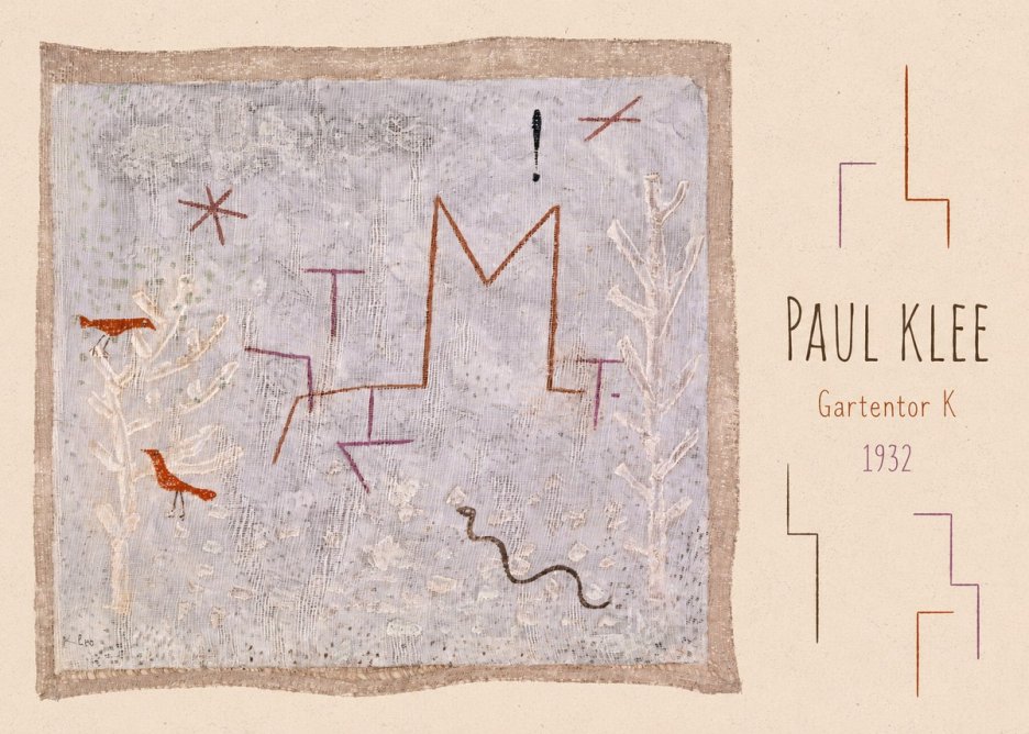 Paul Klee Gartentor K No3 - Plakat