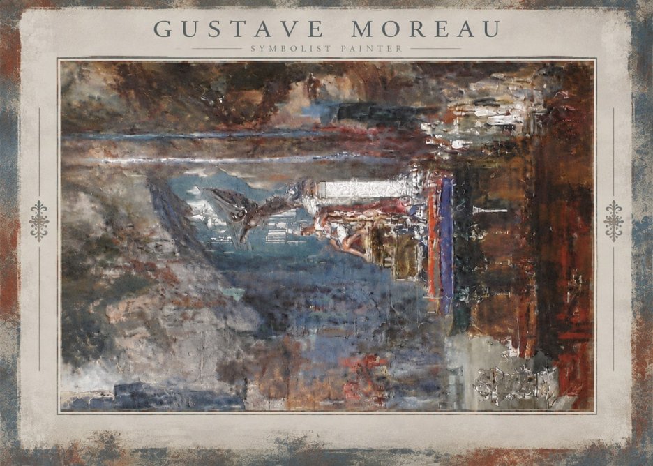 Gustave Moreau Visionary Composition No5 - Plakat