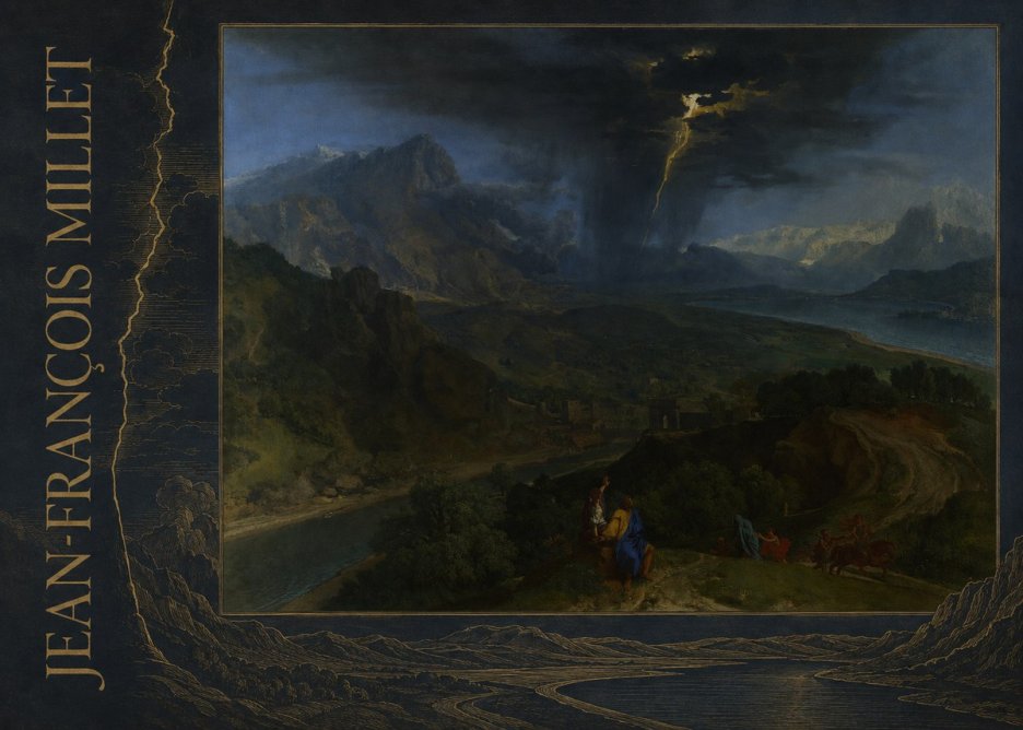 Jean-François Millet The Thunderbolt No4 - Plakat
