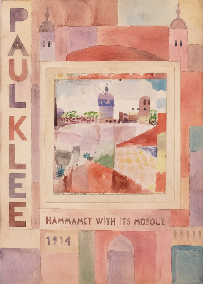 Paul Klee Hammamet with Its Mosque No6 - Plakat