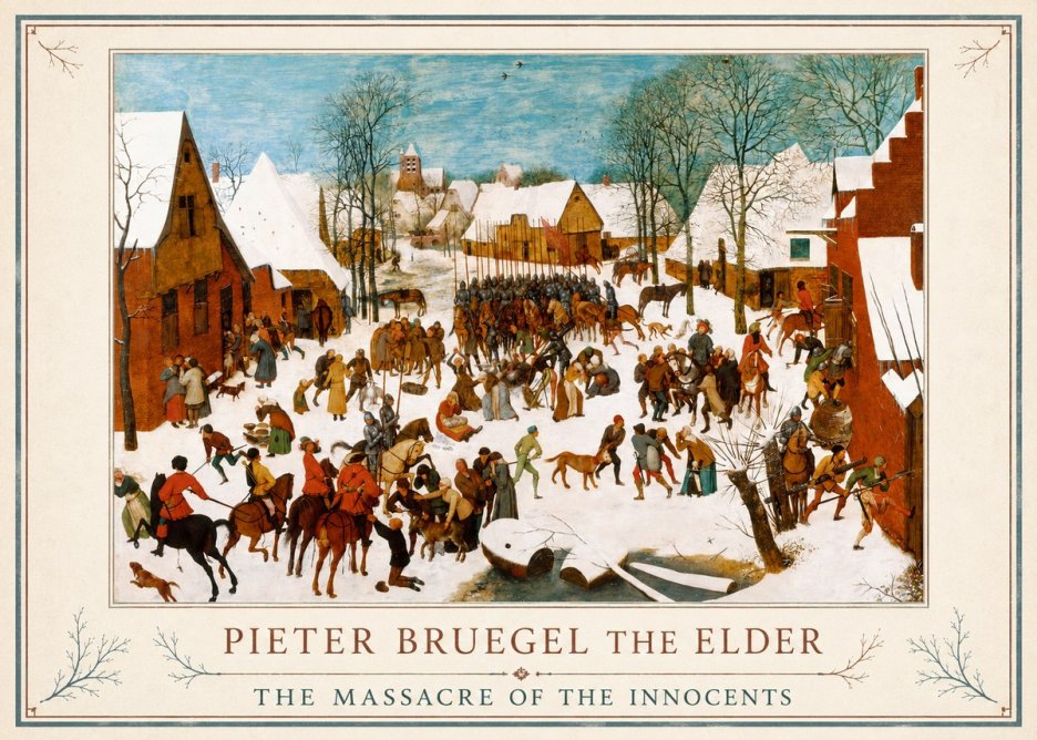 Pieter Bruegel The Massacre of the Innocents No1 - Plakat