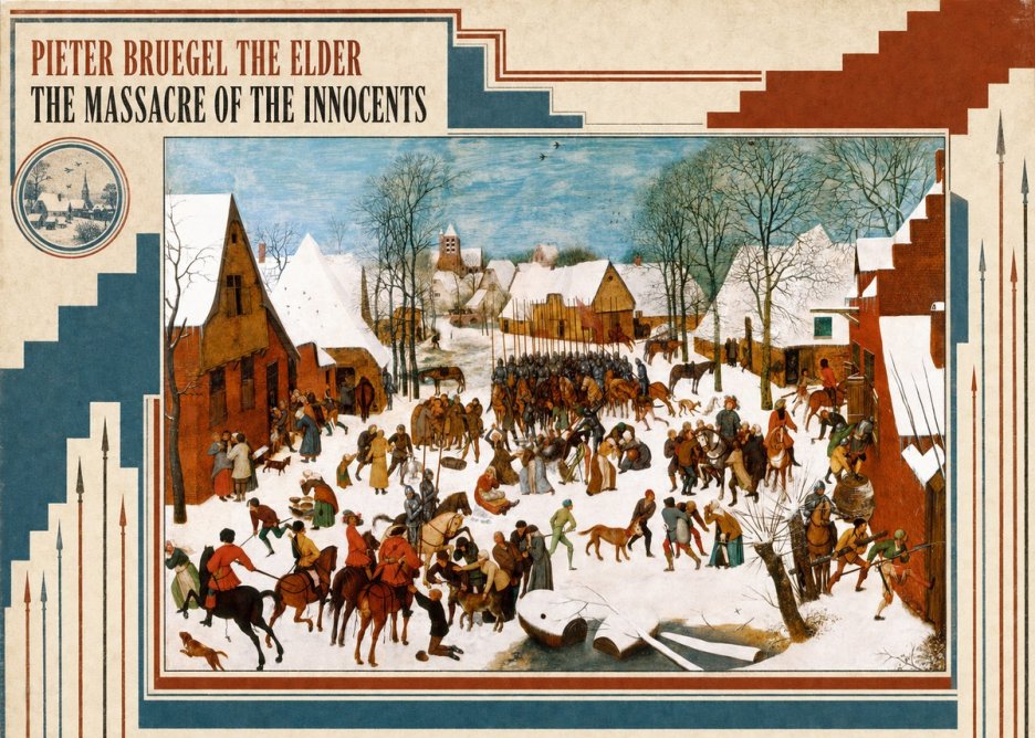 Pieter Bruegel The Massacre of the Innocents No4 - Plakat