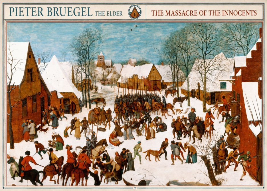 Pieter Bruegel The Massacre of the Innocents No6 - Plakat