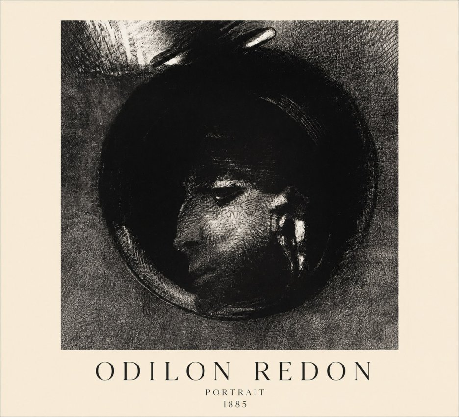 Odilon Redon Portrait No1 - Plakat